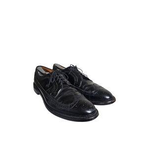 Allen Edmonds MacNeil 9107 Black Leather Wingtip Oxford Dress Shoes Men 13